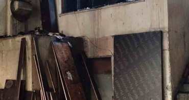 Beypazarı'nda iş yerinde yangın çıktı, itfaiye müdahale etti
