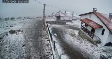 Beypazarı'nda Kar Yağışı Başladı