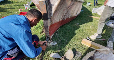 Beyşehir Gölü'nde Balıkçılar Yeni Sezona Hazırlanıyor
