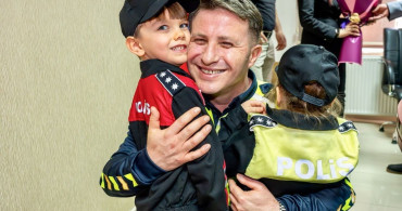 Bilecik Anaokulu Öğrencilerinden Polis Teşkilatına Anlamlı Ziyaret