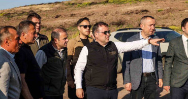 Bilecik Valisi Faik Oktay Sözer Ciciler Köyü'nde İncelemelerde Bulundu