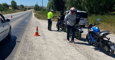 Bilecik’in Pazaryeri ilçesinde motosiklet ve elektrikli bisikletlere sıkı denetim