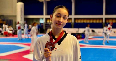 Bilecikli sporcu neslişah ençok, Avrupa üçüncüsü oldu