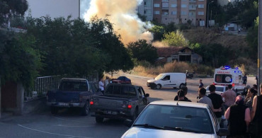 Bilecik'te çıkan ot yangını, tüp deposuna sıçramadan söndürüldü