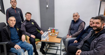 Bilecik'te Emniyet Müdürü Esnafla Buluştu