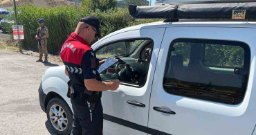 Bilecik'te jandarma denetimlerinde 321 bin lira trafik cezası uygulandı