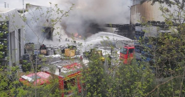 Bilecik'te korku dolu anlar: Fabrikada yangın çıktı!