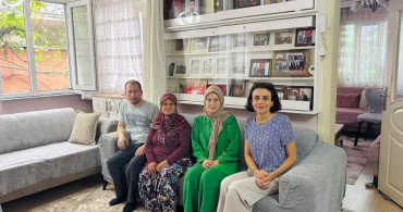 Bilecik'te şehit ailesi ziyaret edildi