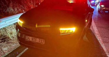 Bilecik'te trafik kazası sonrası alkollü sürücü jandarma tarafından yakalandı