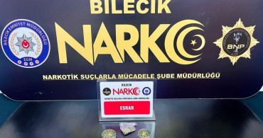 Bilecik'te Uyuşturucu Operasyonu: 1 Gözaltı