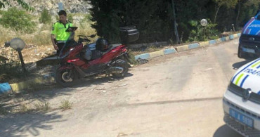 Bilecik'te Yakıt Aldıktan Sonra Motosiklet Kazası