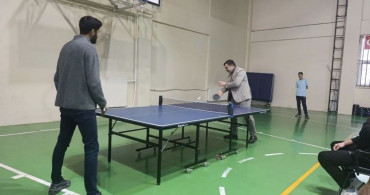 Bingöl'de Masa Tenisi Turnuvası Başladı