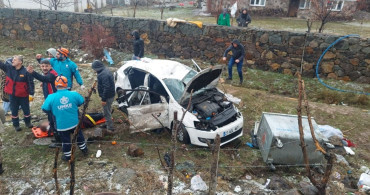 Bingöl'de Otomobil Devrildi: 7 Yaralı
