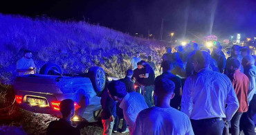 Bingöl’de otomobil takla attı: 1 yaralı