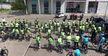 Bingöl'de sağlıklı yaşam için pedal çevirildi