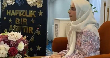 Bir yılda hafızlık tamamladı ve 30 cüzü bir günde ezberden hatim etti