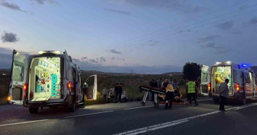 Birecik'te Motosiklet Kazası: Karı-Koca Yaralandı