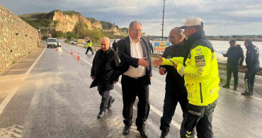 Birecik’te Şiddetli Yağış Sonrası Ekipler Harekete Geçti