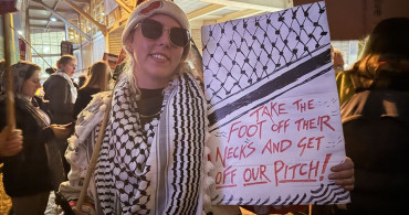 Birmingham'da İsrail'in Futboldan Men Edilmesi İçin Protesto