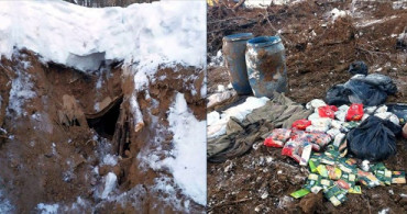  Bitlis'te 5 PKK Sığınağı İmha Edildi
