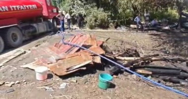 Bitlis’te kereste atölyesinde yangın: Ev ve mezarlık zarar gördü