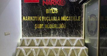 Bitlis'te Uyuşturucu Operasyonu: 17 Kilo Ele Geçirildi