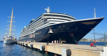 Bodrum'a Gelen Kruvaziyerlerle 959 Yolcu
