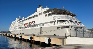 Bodrum'a Gelen 'Silver Whisper' Kruvaziyeri 340 Turist Taşıdı