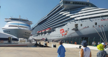 Bodrum'a İki Kruvaziyerle Gelen 3 Bin 308 Turist