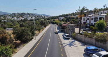 Bodrum'da Bergamut ve Derviş Görgün Caddesi'ndeki çalışmalar tamamlandı