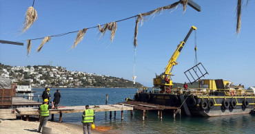 Bodrum'da Kaçak İskele Yıkım Çalışmaları Başladı