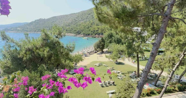 Bodrum'da okulların kapanmasıyla sahillerde hareketlilik başladı