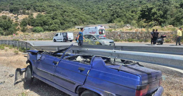 Bodrum'da Otomobil Kazası: Sürücü Hafif Yaralı