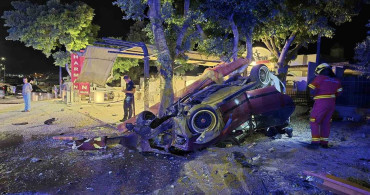 Bodrum'da otomobil kontrolden çıktı, 2 kişi yaralandı