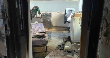 Bodrum'da Yangın Paniği: İkamet Alanı Alev Alev Yandı