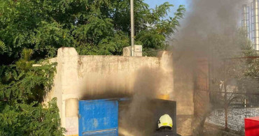 Bodrum'daki trafo binasında yangın kontrol altına alındı