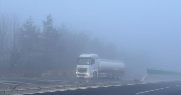 Bolu Dağı'nda Görüş Mesafesi Düşüyor
