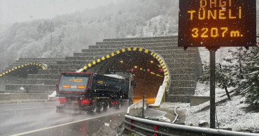 Bolu Dağı'nda Kar Etkisi Sürüyor