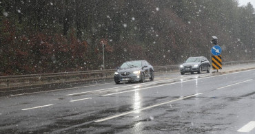 Bolu Dağı'nda Kar Yağışı Başladı