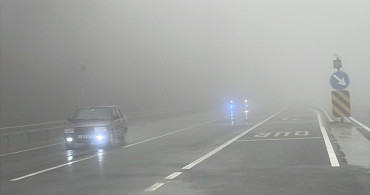 Bolu Dağı'nda Sağanak ve Sis Etkili
