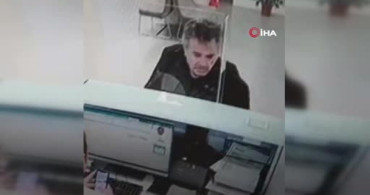 Bolu'da banka şubesinde kedi düştü