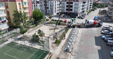 Bolu'da çocukların oyun alanları yenileniyor