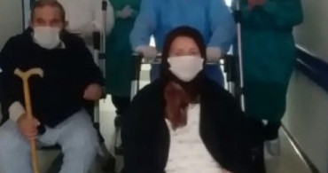 Bolu'da Covid-19’u Atlatan Yaşlı Çift Taburcu Oldu