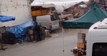 Bolu'da Sağanak Yağış Hayatı Etkiledi