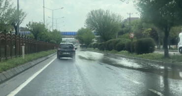 Bolu'da Şiddetli Dolu Yağışı Ulaşımı Olumsuz Etkiledi