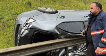 Bolu'da TEM Otoyolu'nda Trafik Kazası: 1 Ağır Yaralı