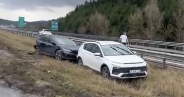Bolu’da TEM Otoyolu’nda Zincirleme Kazada 6 Kişi Yaralandı