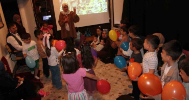 Bor İlçesi Halk Kütüphanesi'nde Aile ve Çocuk Etkinliği