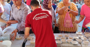 Bozdoğan Belediyesi'nden aşure ikramı