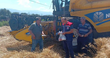 Bozdoğan'da biçerdöver denetimleri sıkılaştırıldı